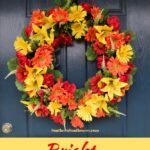 graphic for bright floral wreath