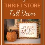 graphic for frugal thrift store fall decor