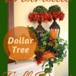 dollar tree fall decor flowers and leaves picks