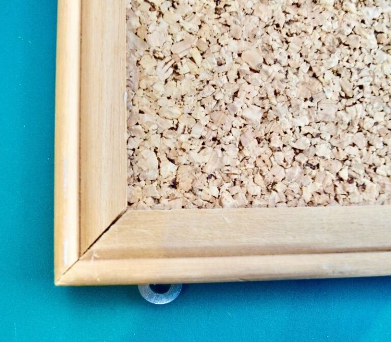 Painted Cork Bulletin Board