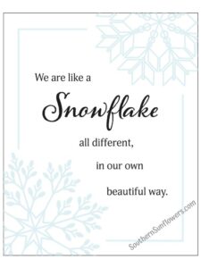 Free Winter Printable Wall Art