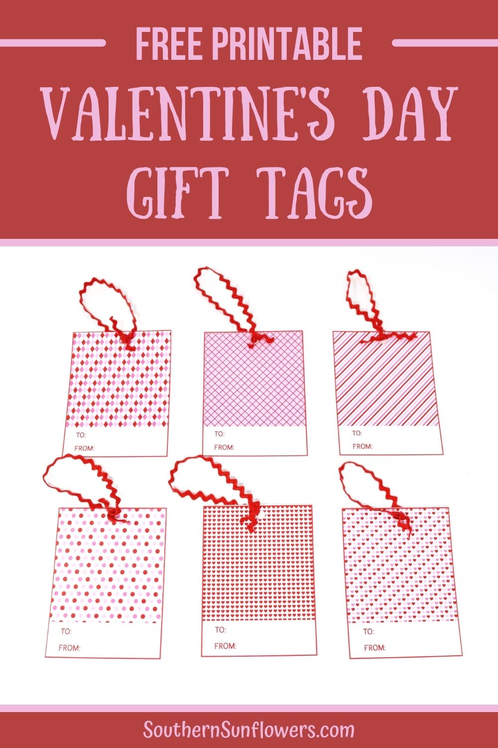 Valentine's Day Gift Tags Free Printable