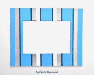 How to Paint a Picture Frame Mat + Free Printable