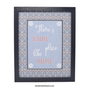 Free Printable for Winter Decor