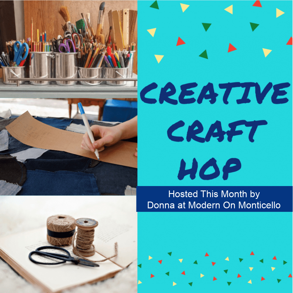 graphic logo for a group named creative craft hop