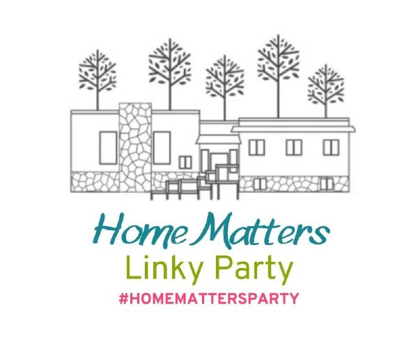logo for the home matters link party