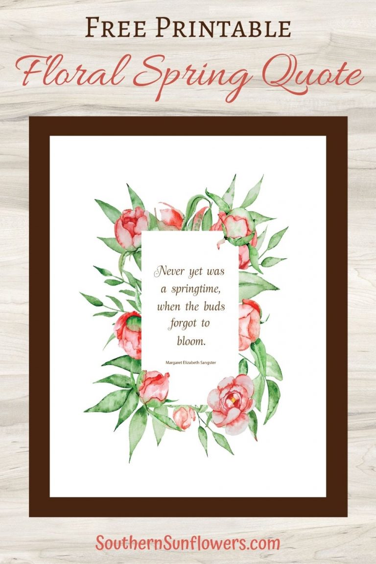 Free Printable Garden Quote Wall Art