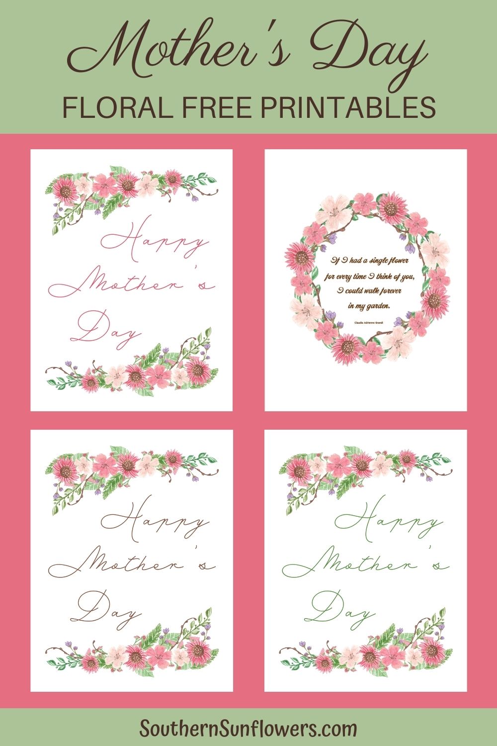 Free Printable Garden Quote Wall Art