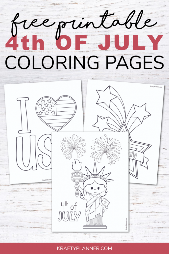 fun summer ideas for kids - free printable 4th of July coloring pages