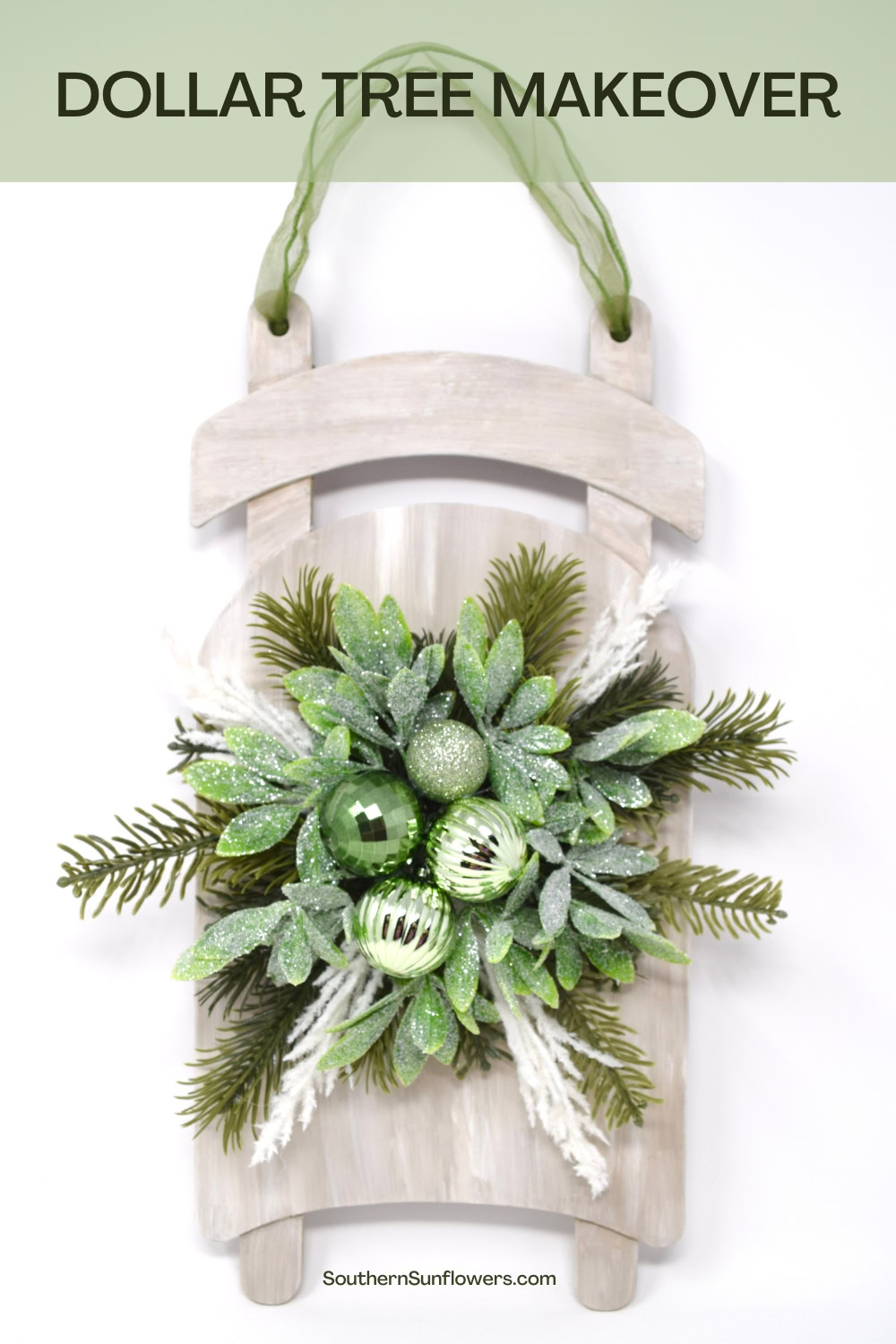 Dollar Tree Makeover For Winter Decor