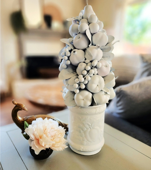 this diy italian fruit topiary was featured at the home matters link party #442