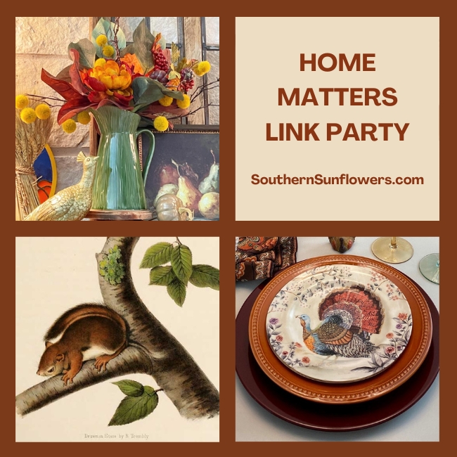 photo collage of the november vibes at the home matters party