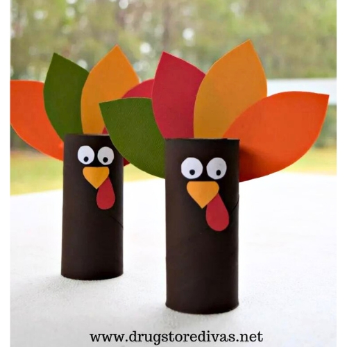 toilet roll turkey craft was featured at home matters #455