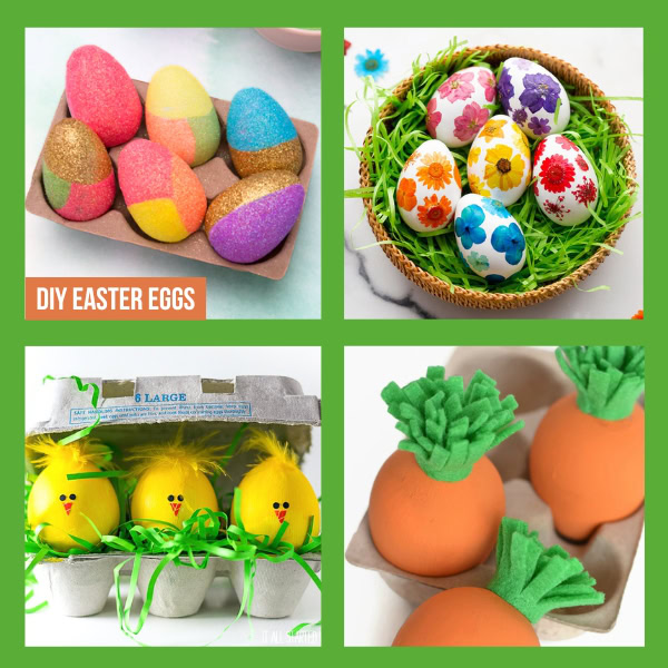 Four Easter egg decorating ideas for adults.